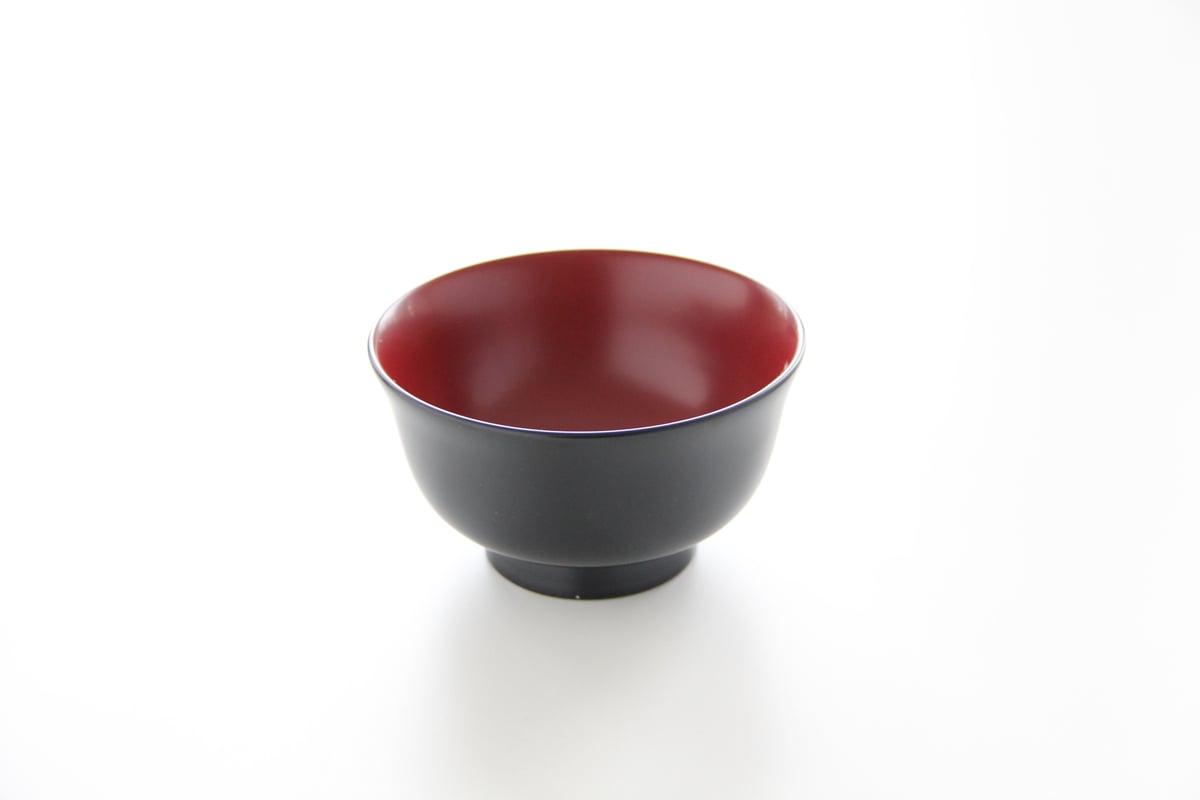 汁椀 黒内朱（1個） | 【会津漆器・会津塗り専門店】会津名匠華蔵