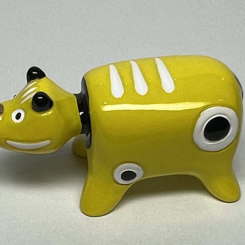 赤べこ 箸置き 黄色 | 【会津漆器・会津塗り専門店】会津名匠華蔵