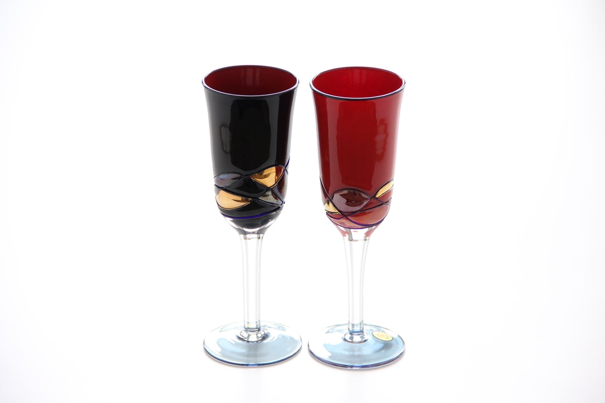 お値下げしました　津軽塗ワイングラス 津軽の伝統を現代に馴染ませる「与志む良」｜「colocal コロカル