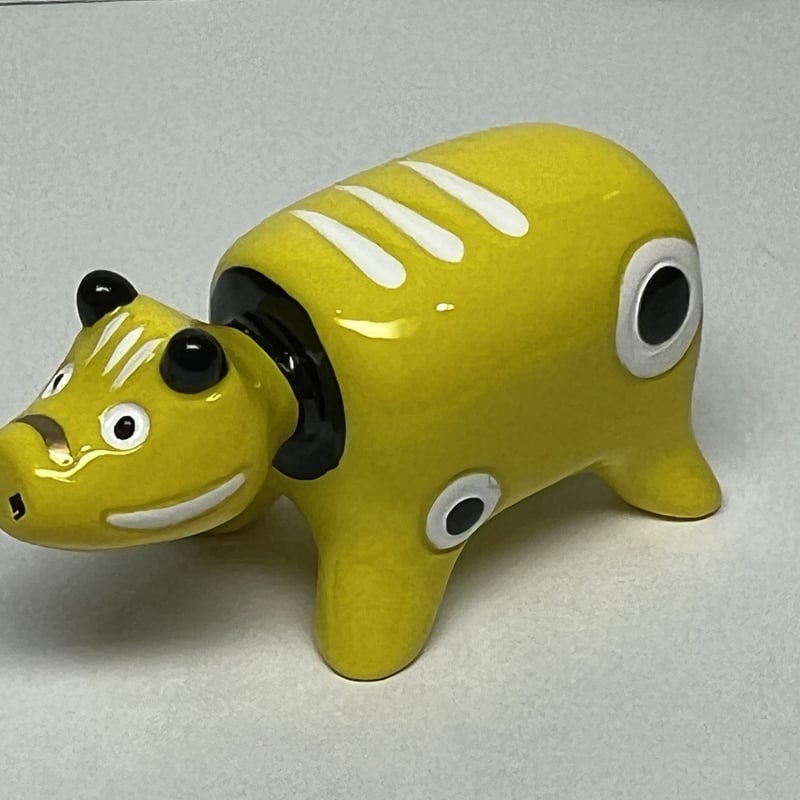 赤べこ 箸置き 黄色 | 【会津漆器・会津塗り専門店】会津名匠華
