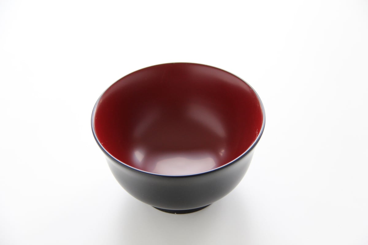汁椀 黒内朱（1個） | 【会津漆器・会津塗り専門店】会津名匠華蔵