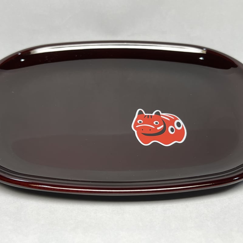 銘銘皿 赤べこ | 【会津漆器・会津塗り専門店】会津名匠華蔵｜公式