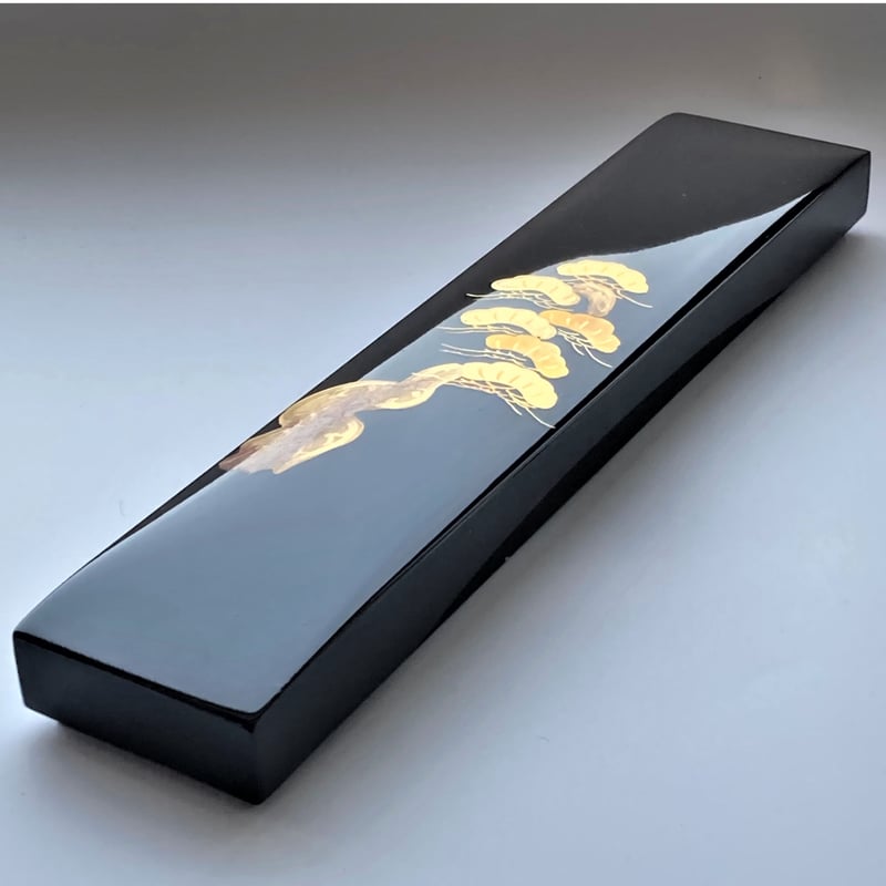 箸入れ 松蒔絵付（1個） | 【会津漆器・会津塗り専門店】会津名匠華蔵