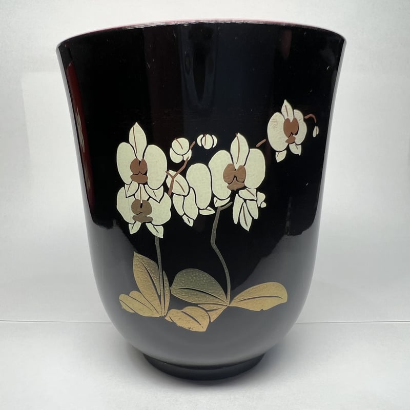 会津塗り 花入 茶器 会津塗 茶器セット 夏目型茶筒・茶ガラ入・茶托5組セット item