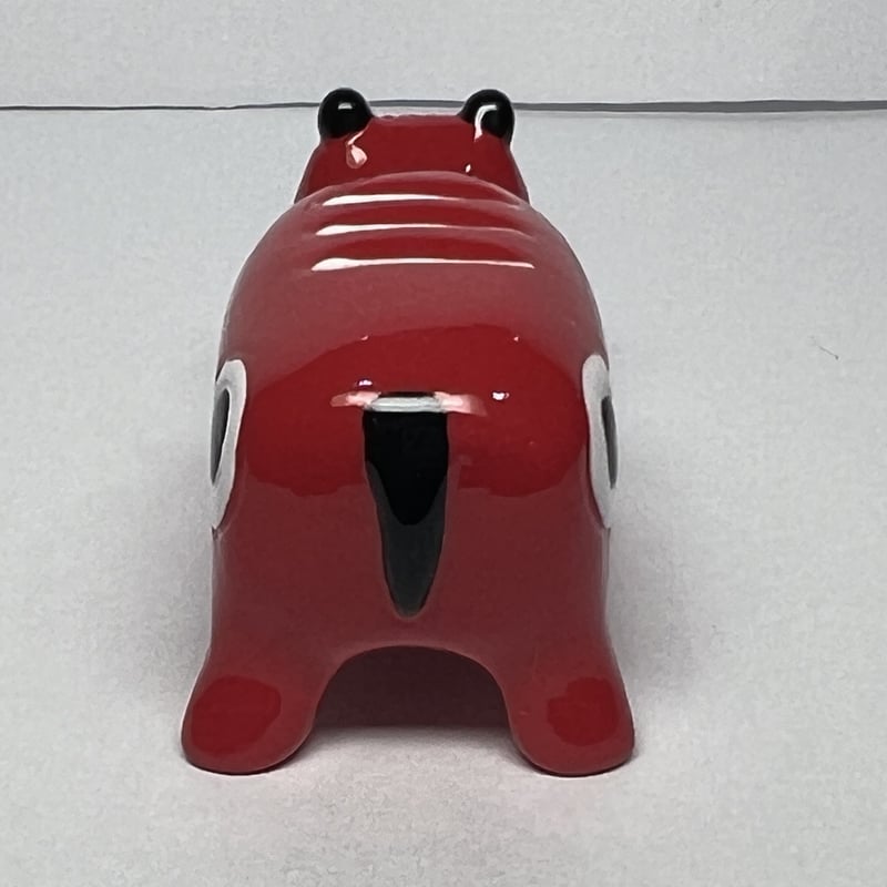 赤べこ 箸置き 赤色 | 【会津漆器・会津塗り専門店】会津名匠華蔵