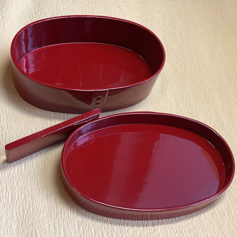 高級感 新品 会津塗 漆器 木樹 会席 二段オートブル 黒 わらべ 弁当