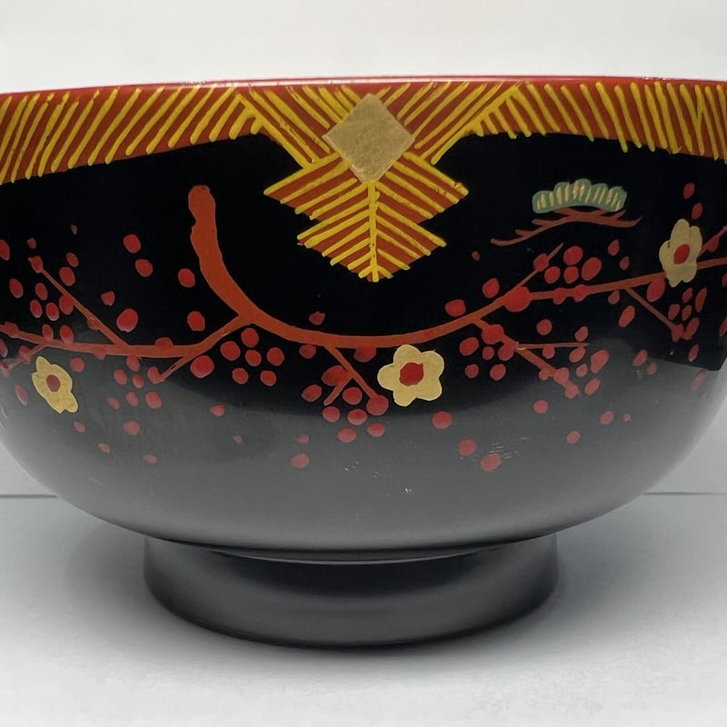 会津絵汁椀 黒色 | 【会津漆器・会津塗り専門店】会津名匠華蔵 会津絵汁椀 黒色 | 【会津漆器・会津塗り専門店】会津名匠華蔵
