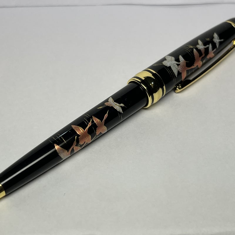 【新品】会津塗り　万年筆風ボールペン 新品】会津塗り万年筆風ボールペン