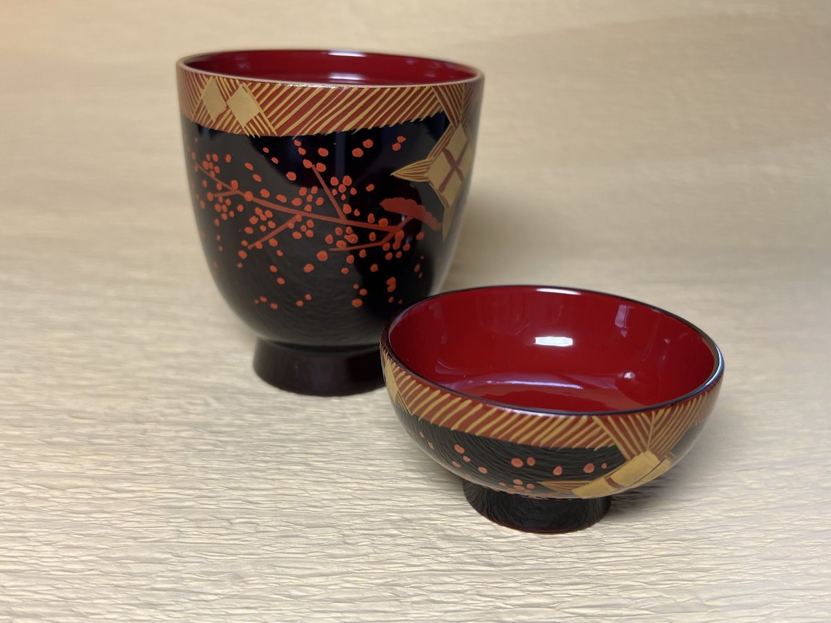 小吸物椀 会津絵黒 | 【会津漆器・会津塗り専門店】会津名匠華蔵｜公式