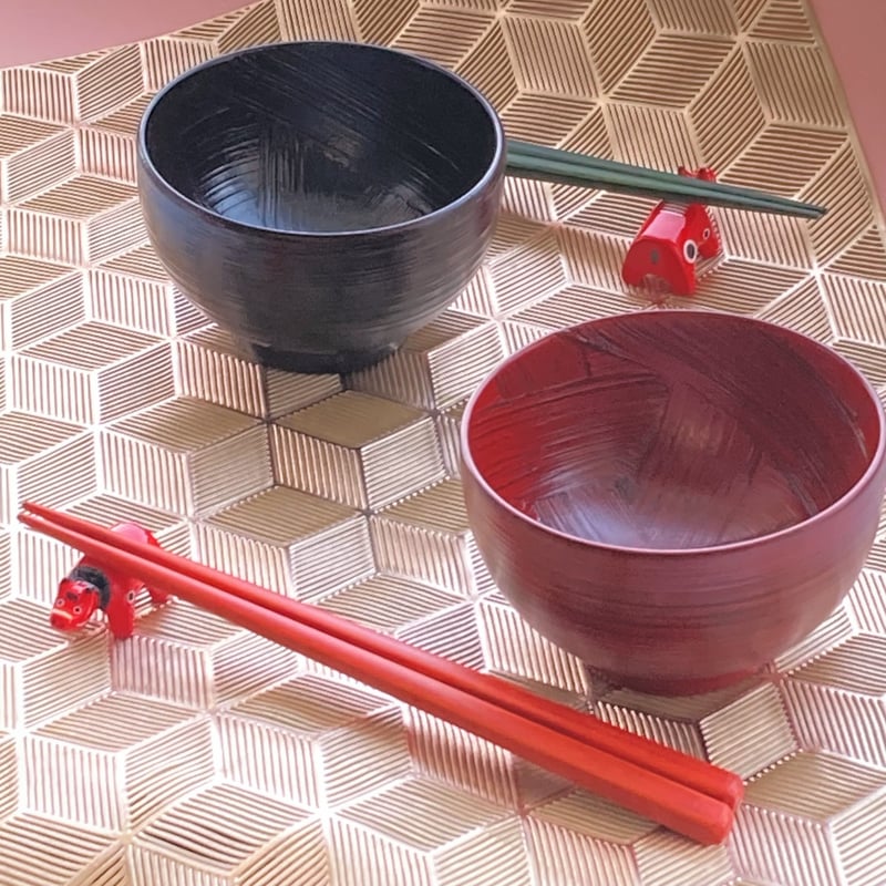 箸置き 赤べこ（2個） | 【会津漆器・会津塗り専門店】会津名匠華蔵