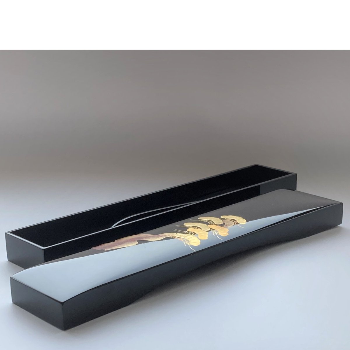 箸入れ 松蒔絵付（1個） | 【会津漆器・会津塗り専門店】会津名匠華蔵