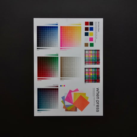 when press RISO Mix Color Chart