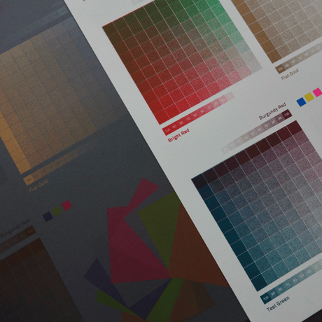 when press RISO Mix Color Chart