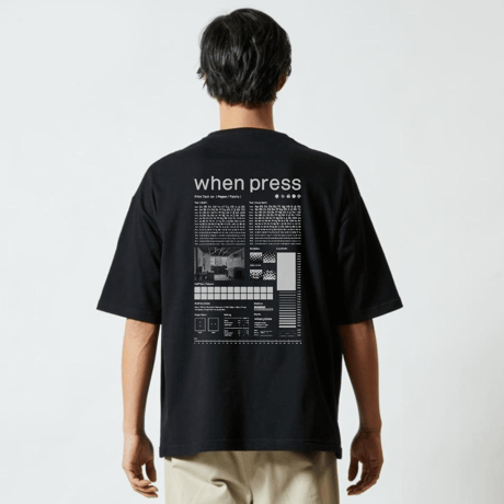 when press Print Test Tshirt