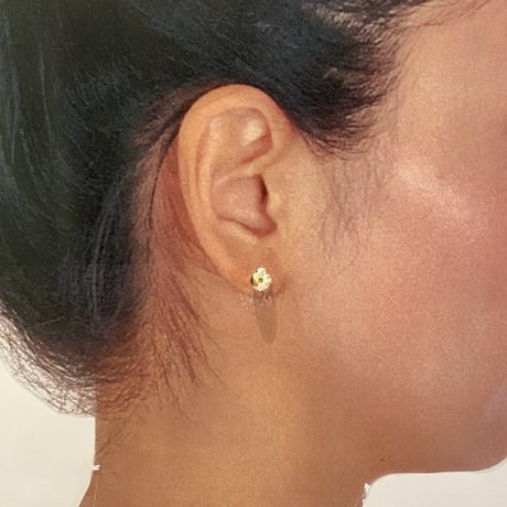 espoir  ベージュ 18Ｋサージカルステンレスピアス