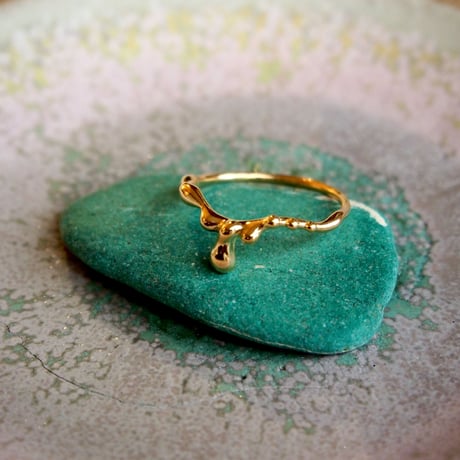 Ametsubu Ring / Rp2 / gold/ 10号