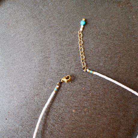 glass beads チョーカー
