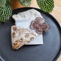 三角ヘアピンとフラワークリップセット