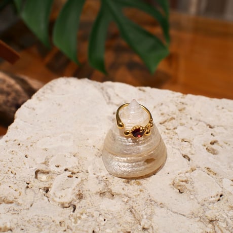 Minamo Ring / Rga2 / gold / 12号