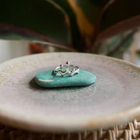 Ametsubu Ring /Rp1/silver/5号