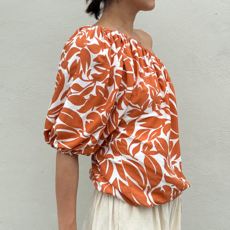 ワンショルダートップス　Botanical