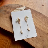 chame(かすみ草)p 18kサージカルステンレスピアス