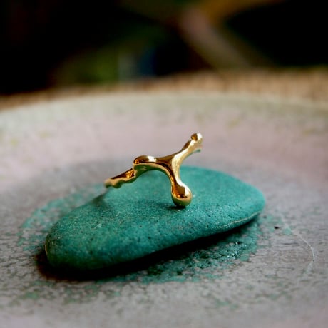 Ametsubu Ring / Rp2 / gold/ 4号