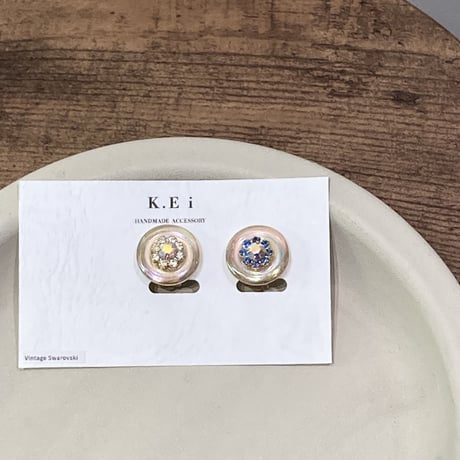 ヴィンテージスワロフスキーのイヤリング