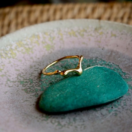 Ametsubu Ring / Rp2 / gold/ 12号
