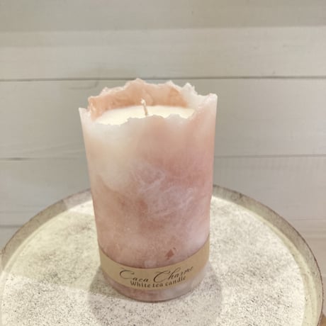 White tea candle