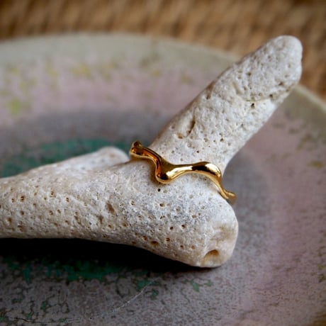 Ametsubu Ring / Rp2 / gold/ 12号