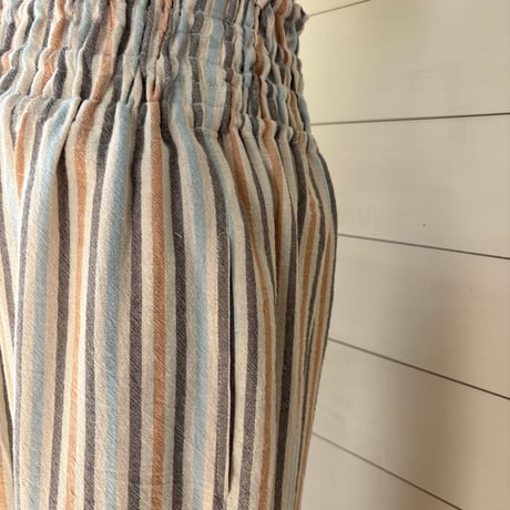 ギャザーワイドパンツ