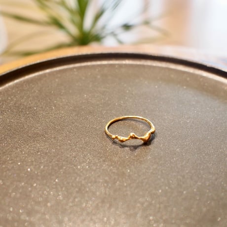 Ametsubu Ring / Rp2 / gold/ 15号