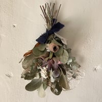 ポポラスとリューカデンドロンの男前スワッグ