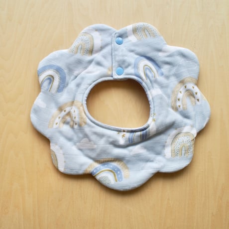 flower bib　レインボー