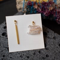 水平線　ピアス