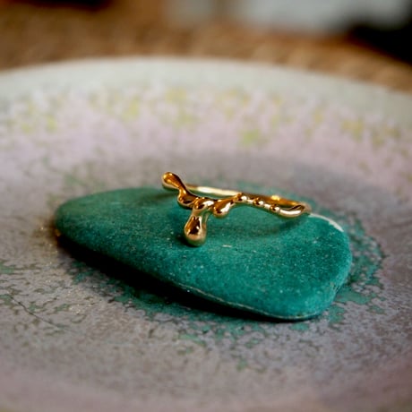 Ametsubu Ring / Rp2 / gold/ 10号