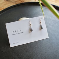14kgf ラブラドライト ピアス