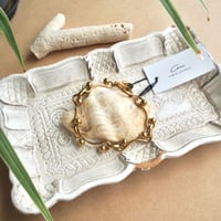 サージカルステンレス製
マンテルブレスレット(ゴールド)
