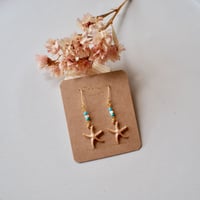 ＜ピアス部サージカルステンレス＞スターフィッシュピアス（BL）