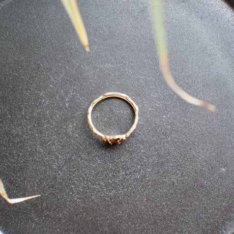 Minamo Ring / Rg724 / gold / 18号