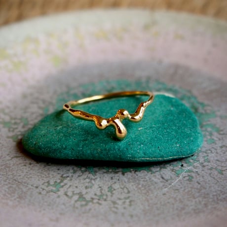 Ametsubu Ring / Rp2 / gold/ 15号