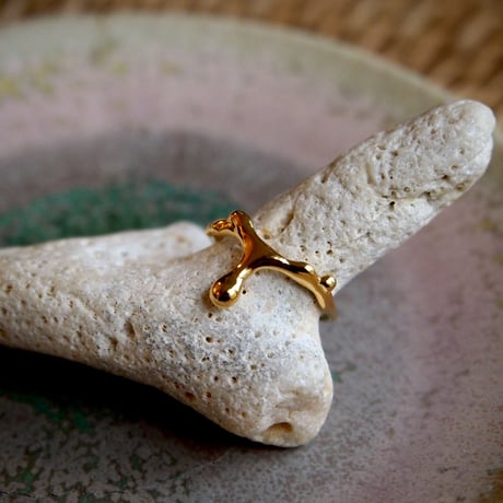 Ametsubu Ring / Rp2 / gold/ 4号