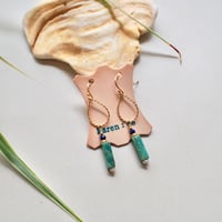 <14kgf>天然石ピアス