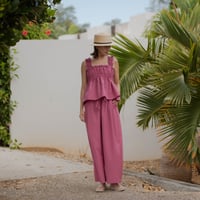 シャーリングトップス