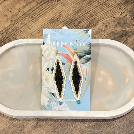 ランバス　ターコイズピアス