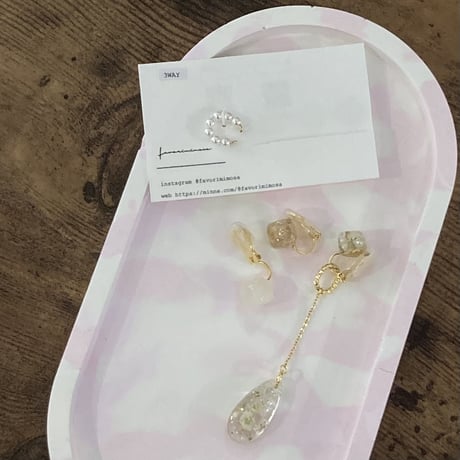 joie ビオラ 18K サージカルステンレスイヤリング