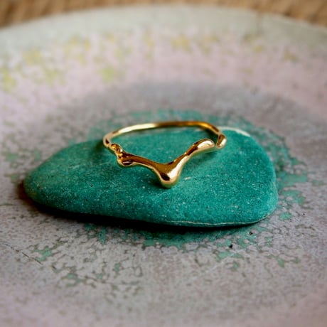 Ametsubu Ring / Rp2 / gold/ 12号