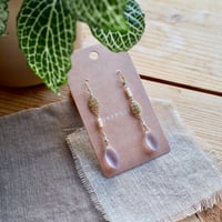 天然石ピアス