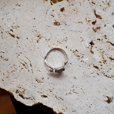 Minamo Ring / Rg256 / silver / 14号